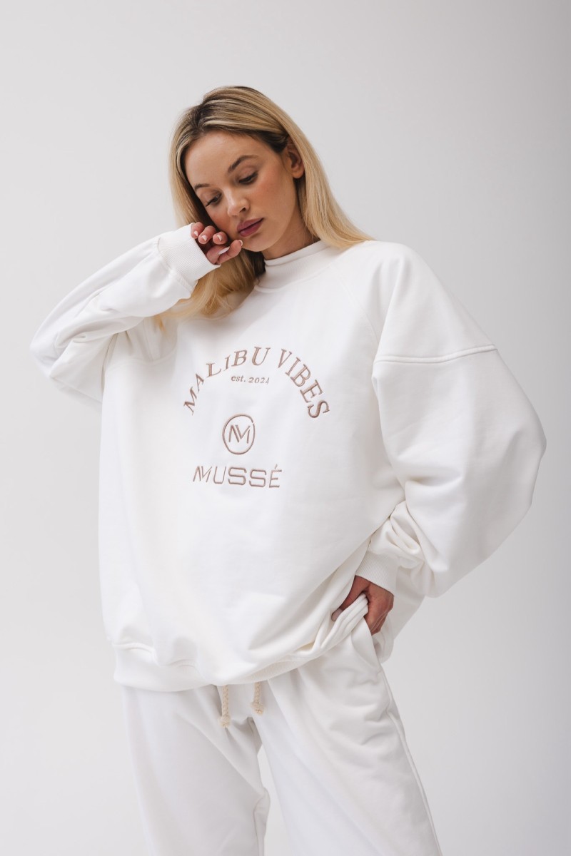BLUZA MALIBU VIBES WHITE