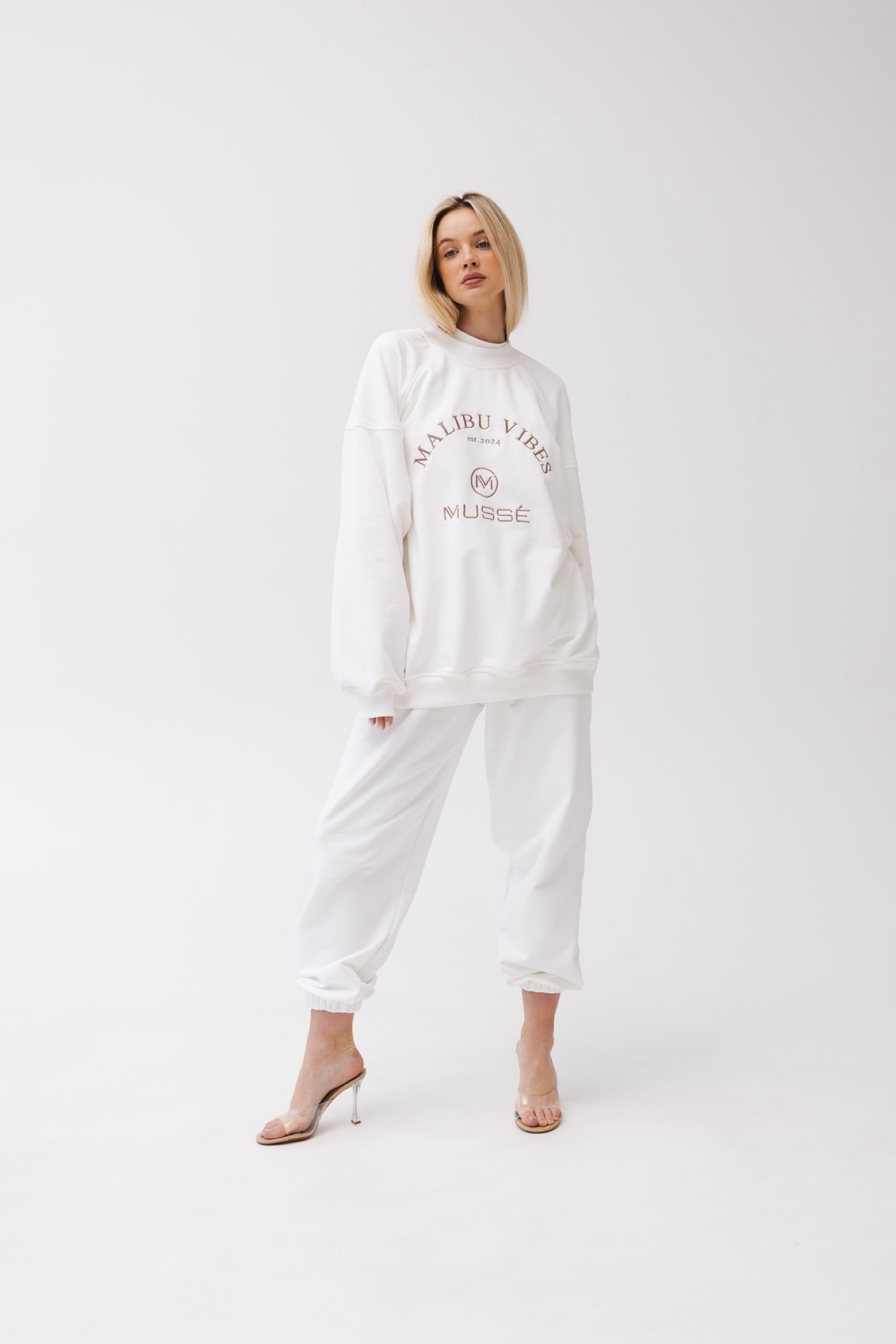 BLUZA MALIBU VIBES WHITE