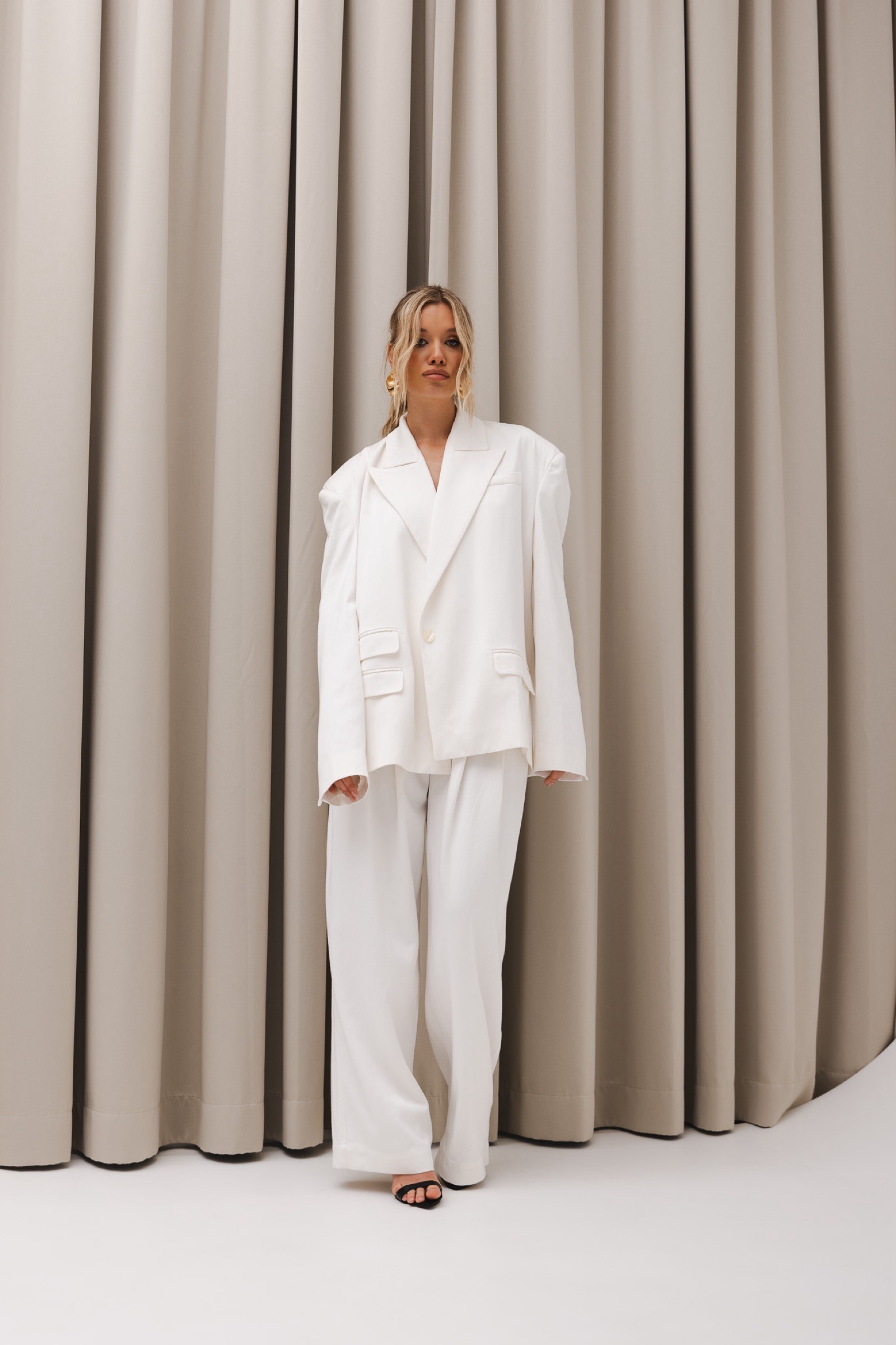 MARYNARKA OVERSIZE YESA WHITE