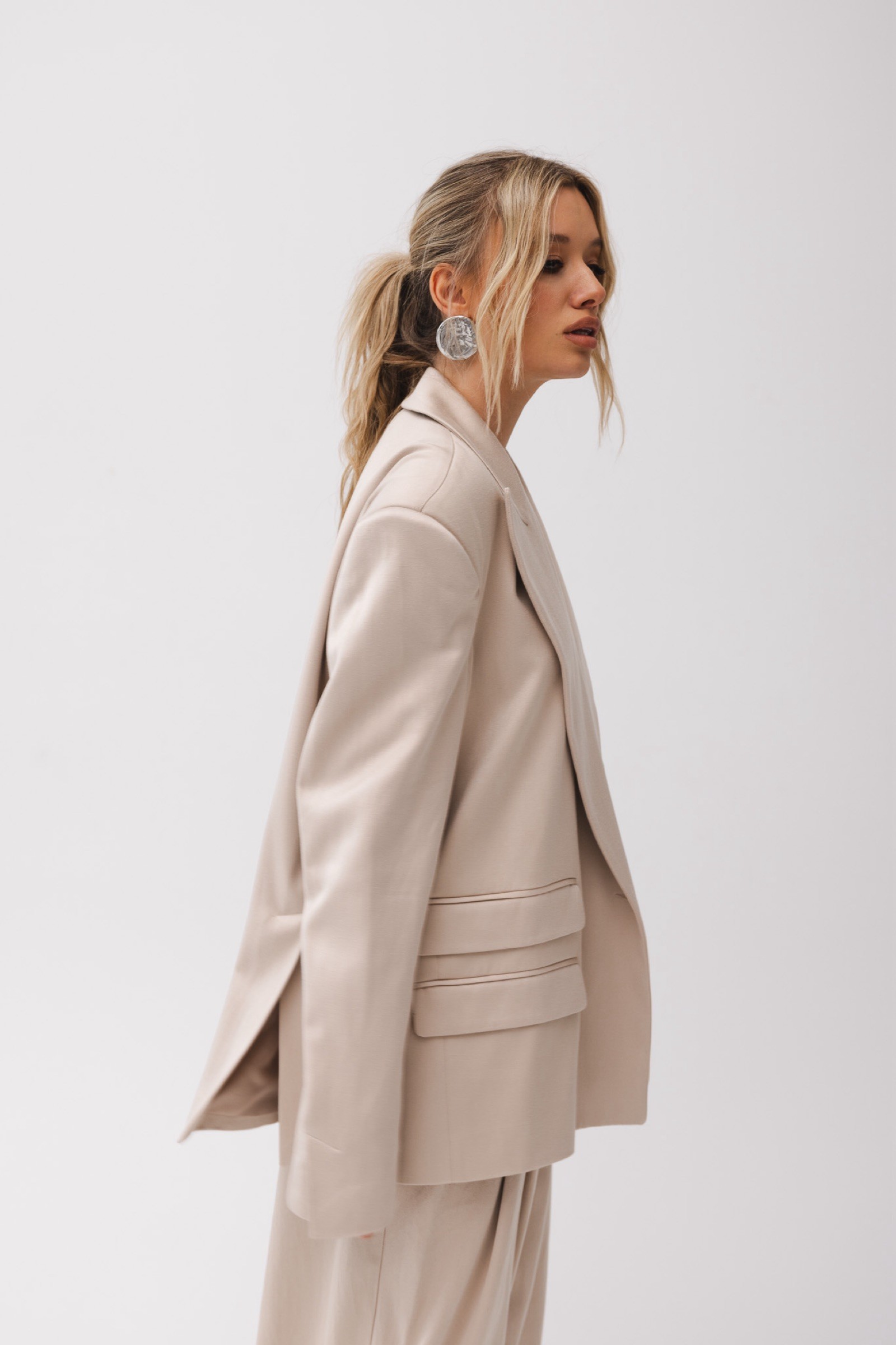 MARYNARKA OVERSIZE YESA BEIGE