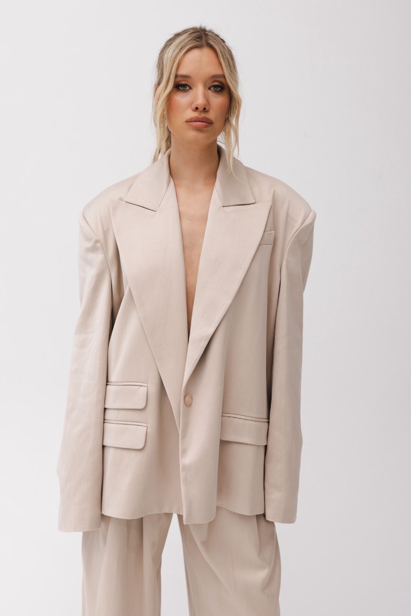 MARYNARKA OVERSIZE YESA BEIGE