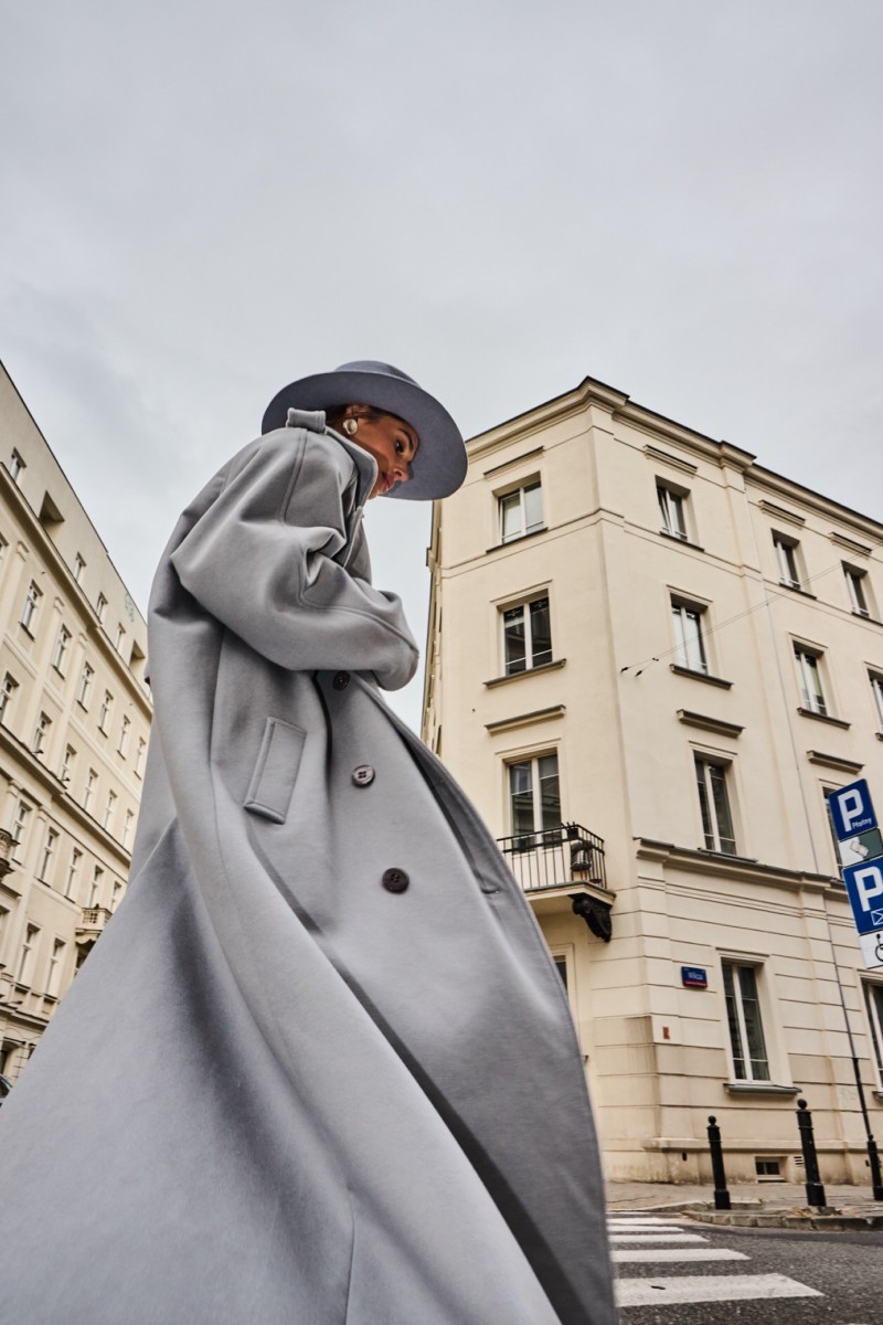 CIARA LIGHT GREY COAT CIARA LIGHT GREY COAT