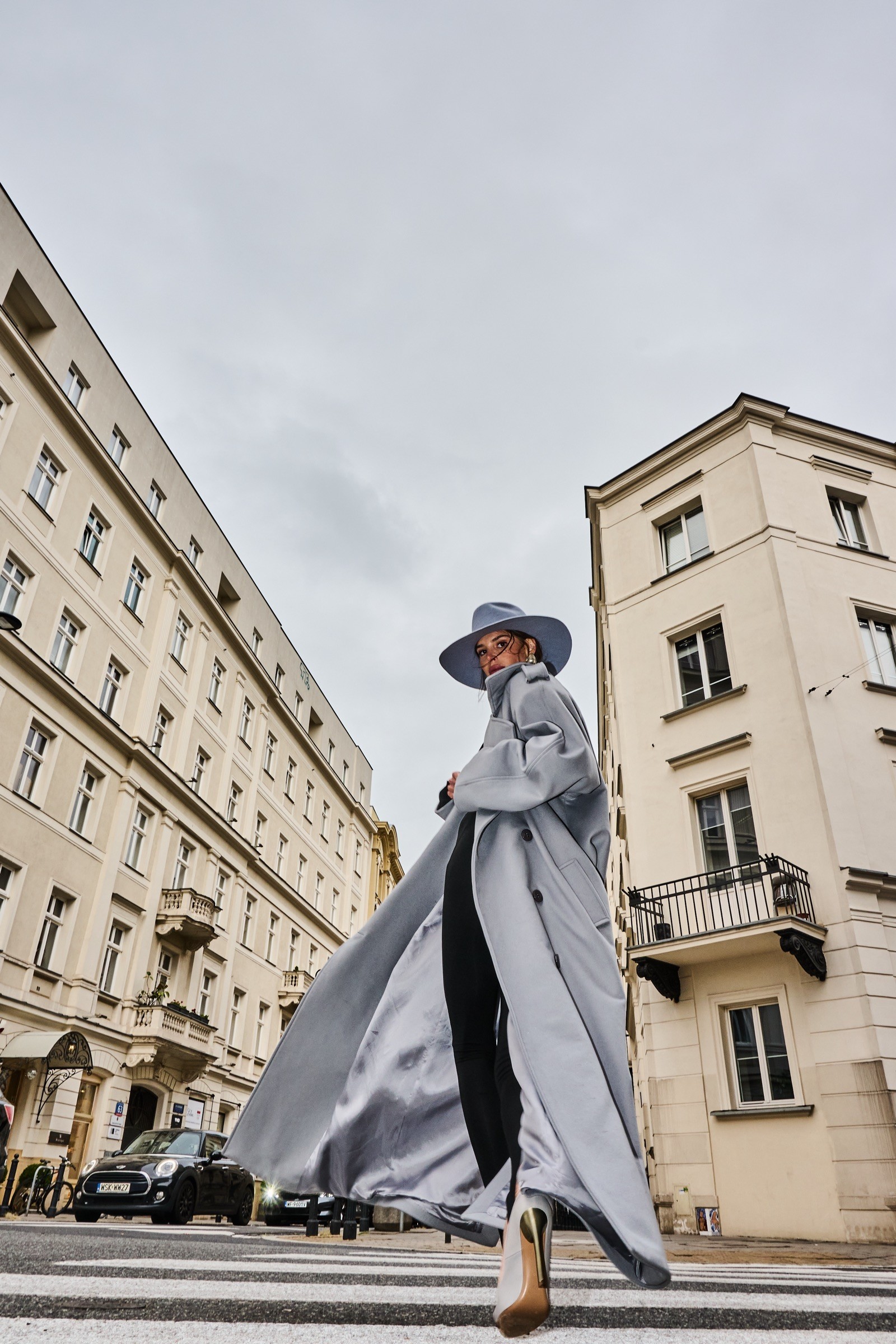 CIARA LIGHT GREY COAT