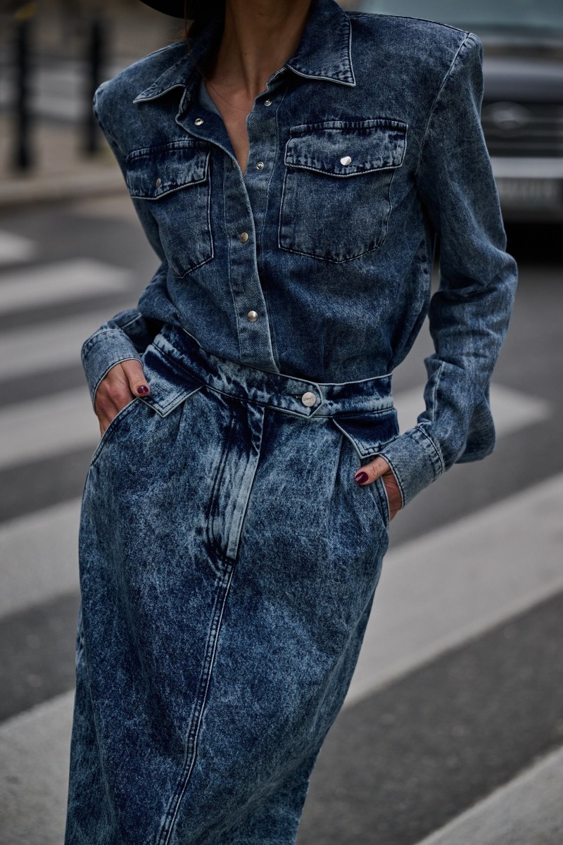 SPÓDNICA MOXY RETRO JEANS SPÓDNICA MOXY RETRO JEANS