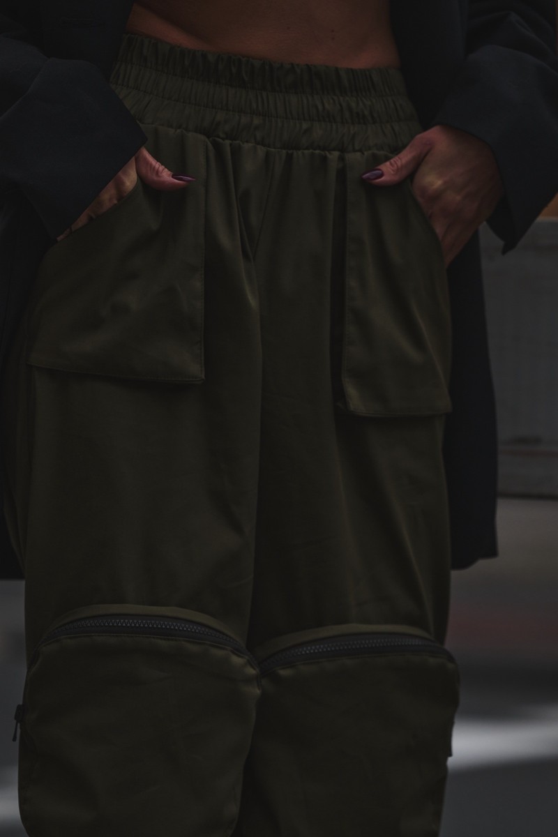 SPODNIE CARGO KHAKI SPODNIE CARGO KHAKI