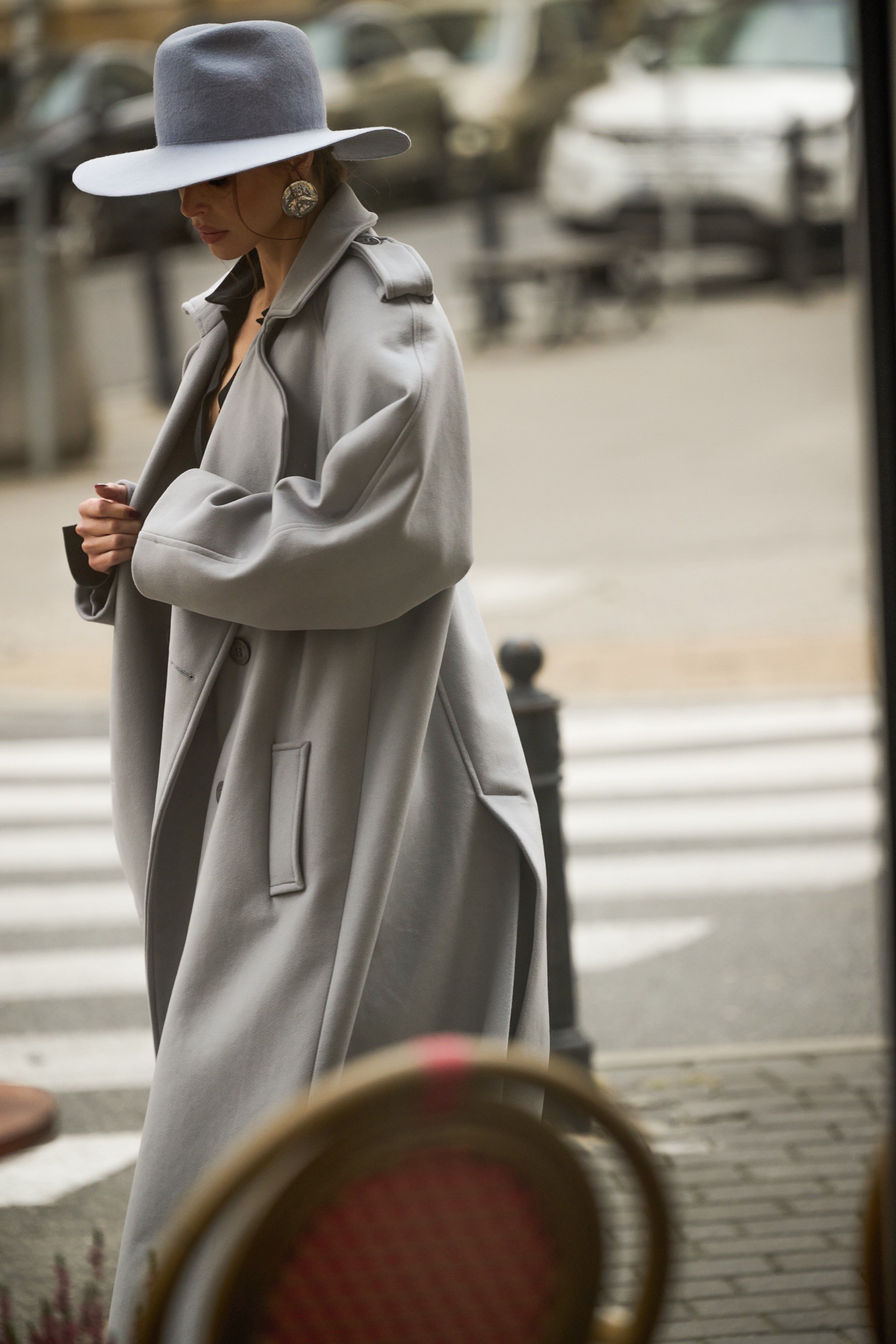 SASSY LIGHT GRAY HAT