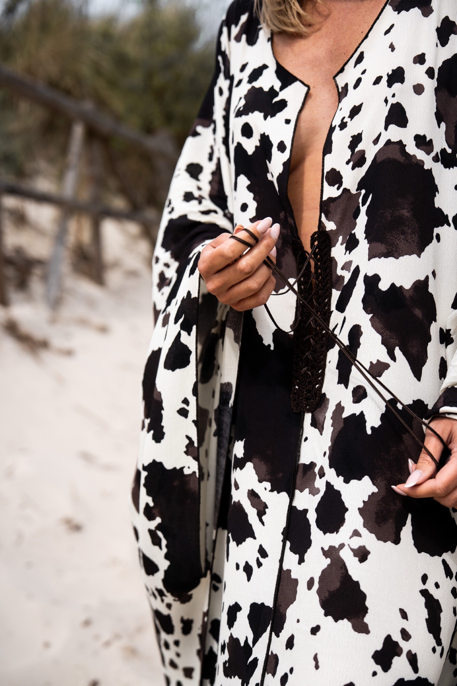 AZARA COW DRESS