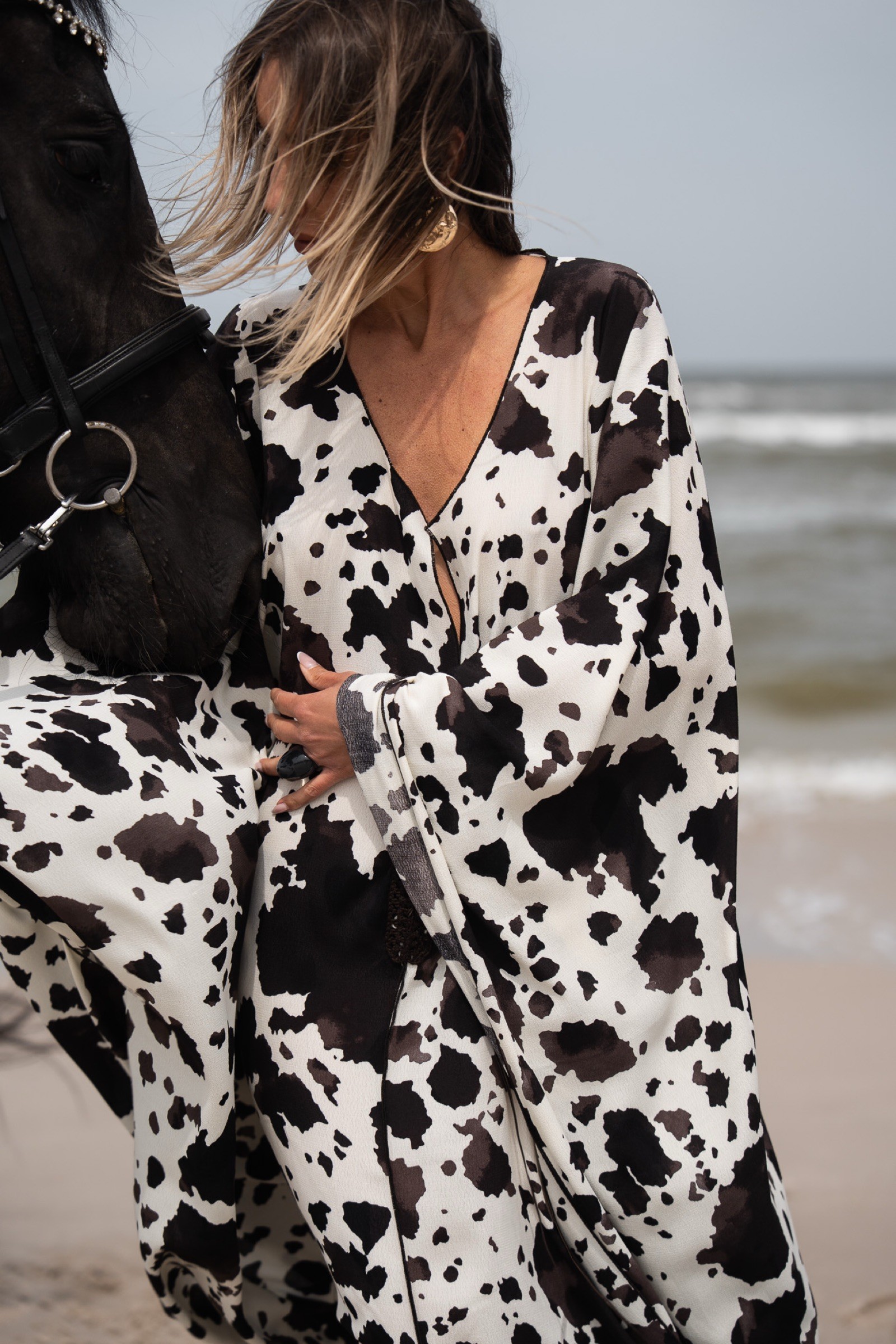 AZARA COW DRESS