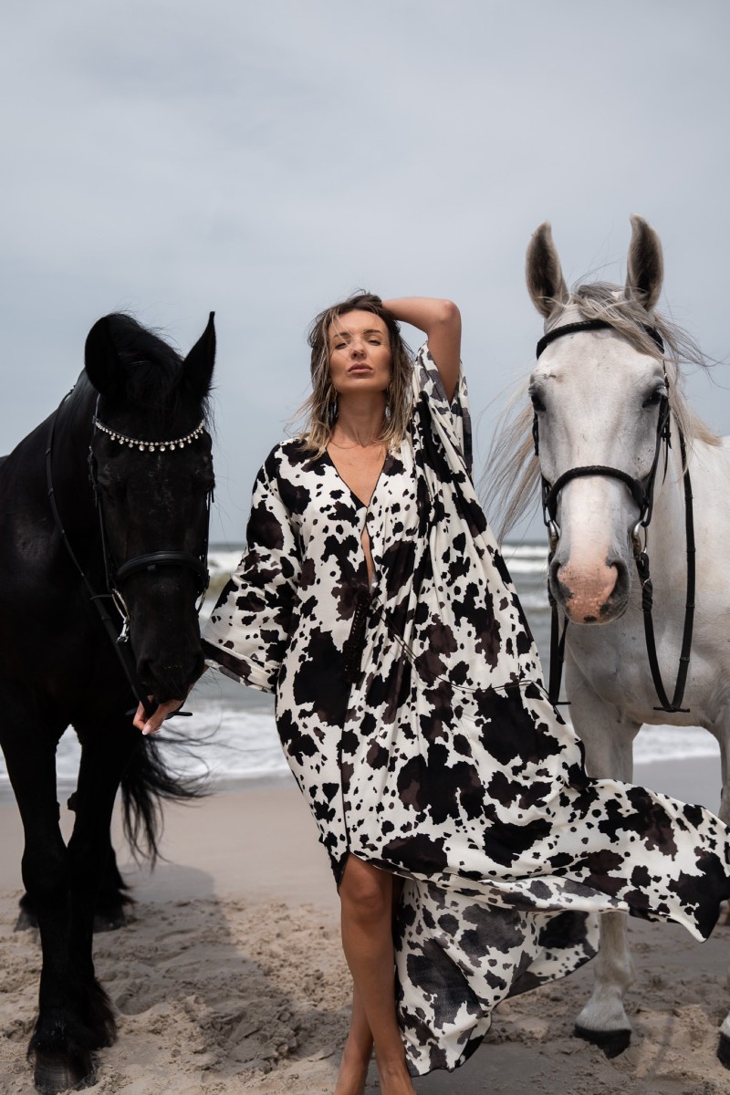 AZARA COW DRESS AZARA COW DRESS