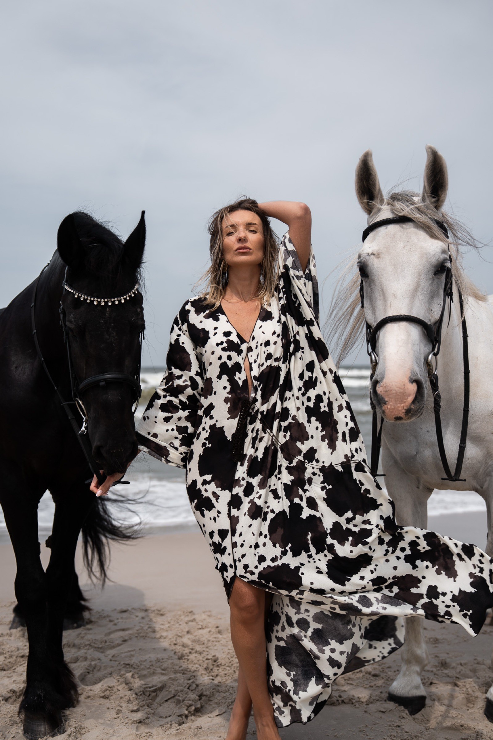 AZARA COW DRESS