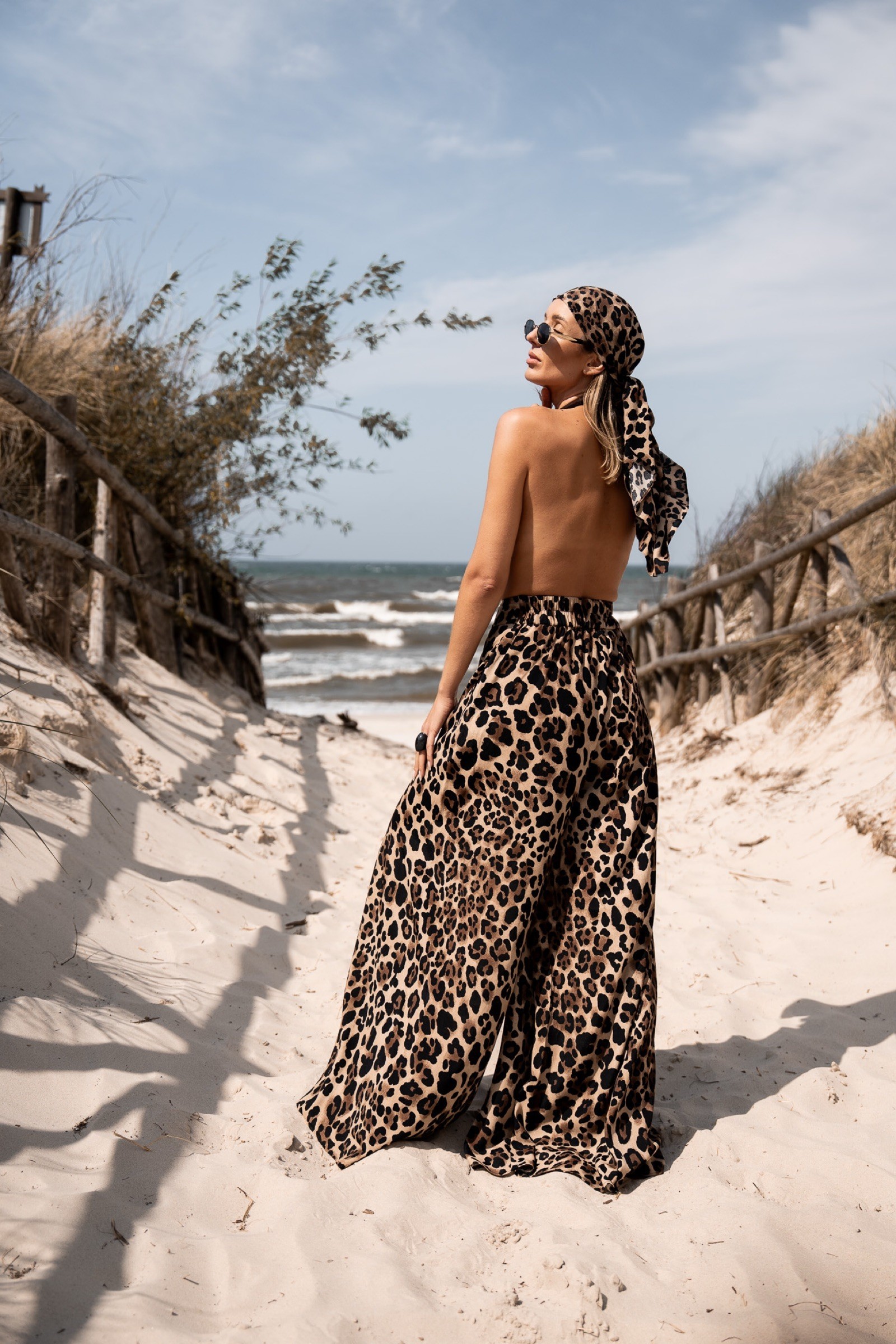 NAFASI LEOPARD TROUSERS