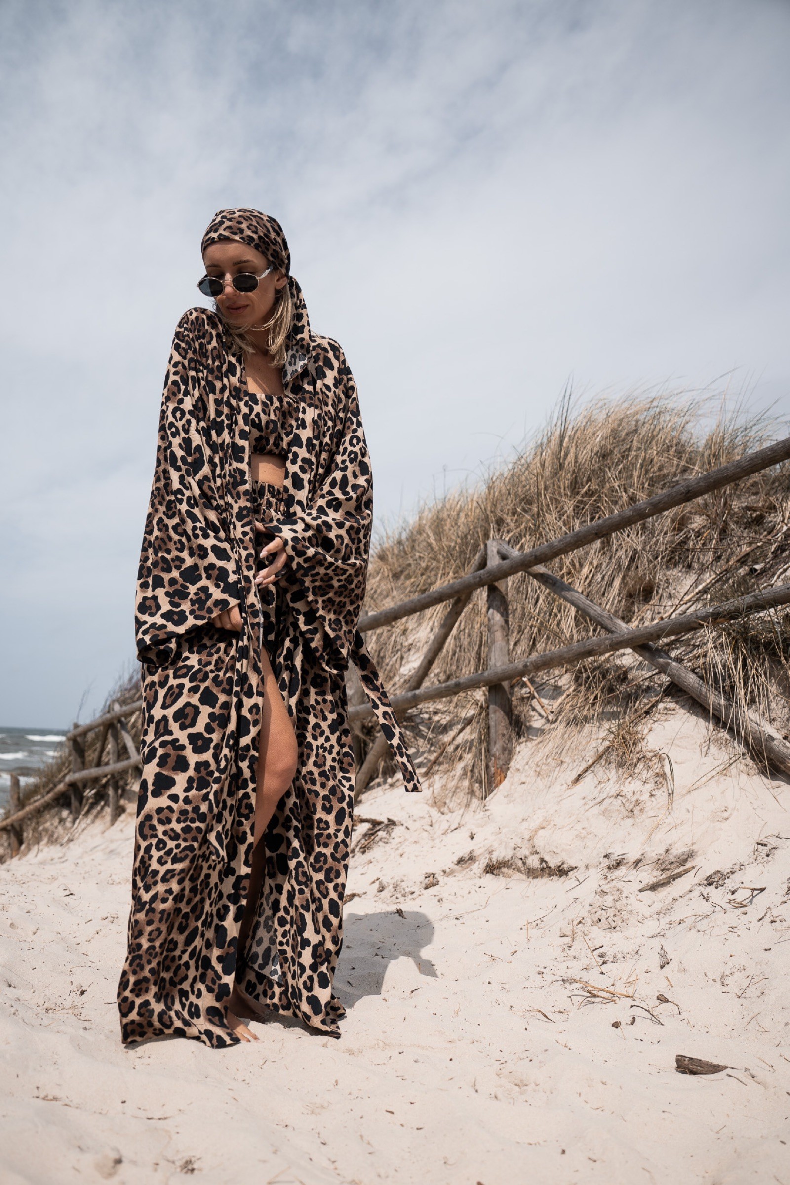 NAFASI LEOPARD KIMONO