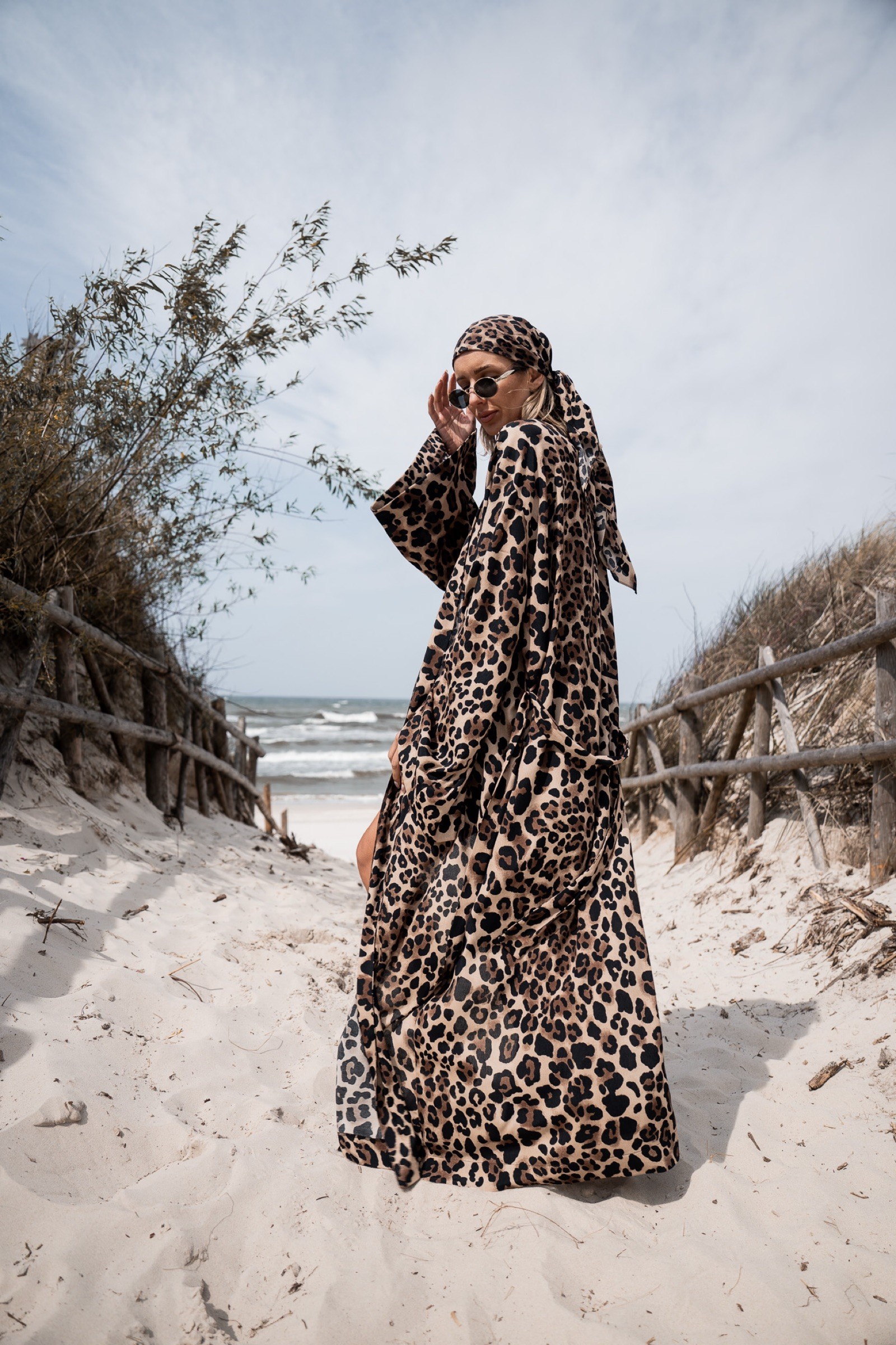 NAFASI LEOPARD KIMONO