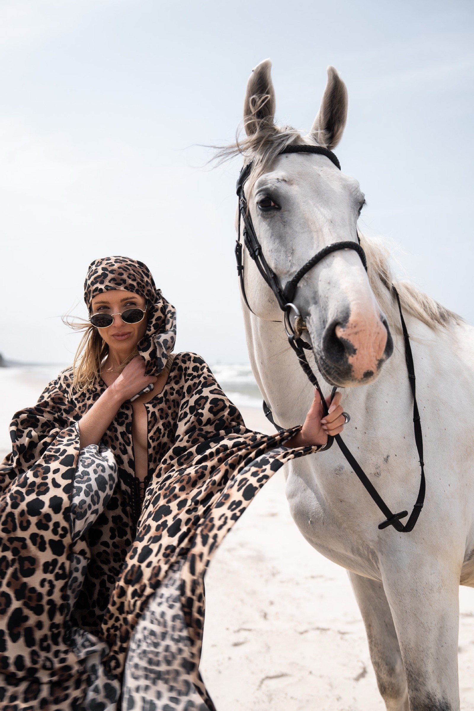 SUKIENKA AZARA LEOPARD