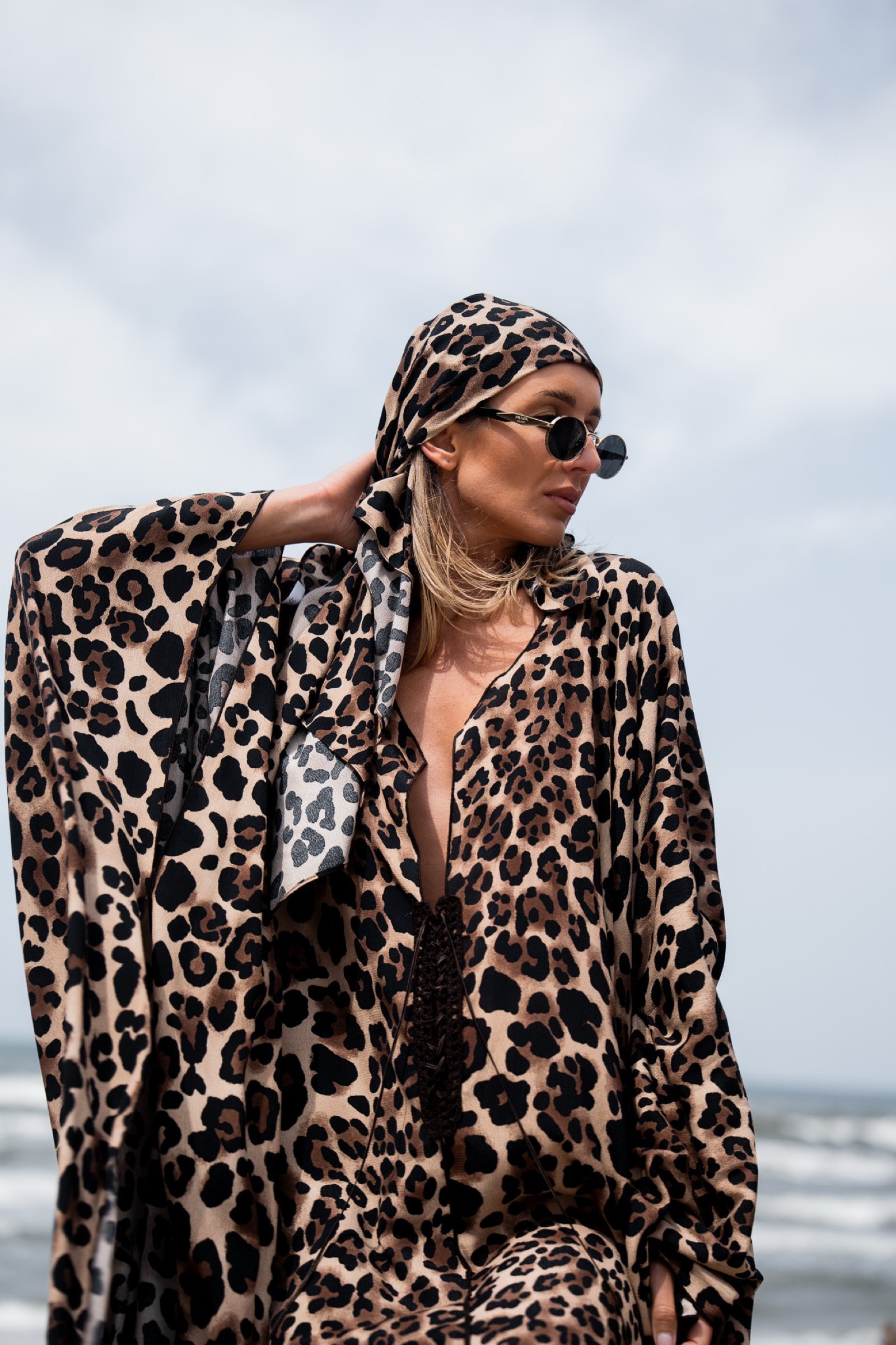 SUKIENKA AZARA LEOPARD