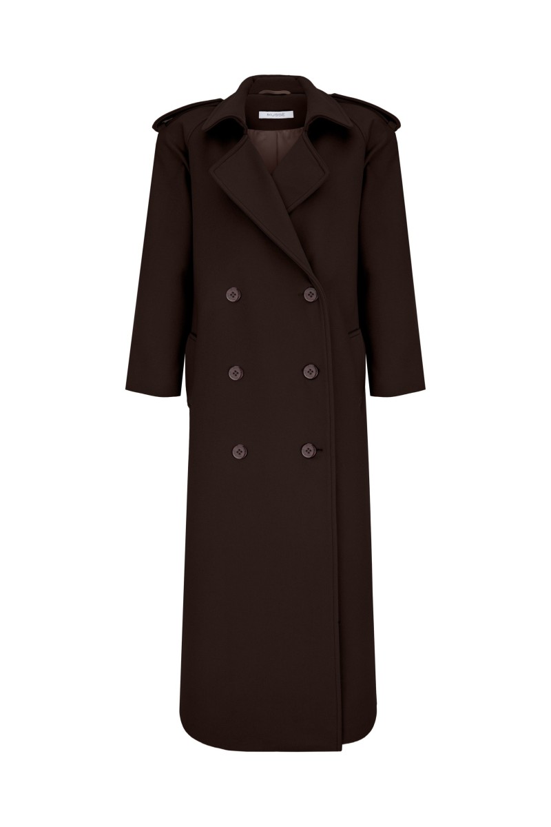 CIARA CHOCOLATE COAT