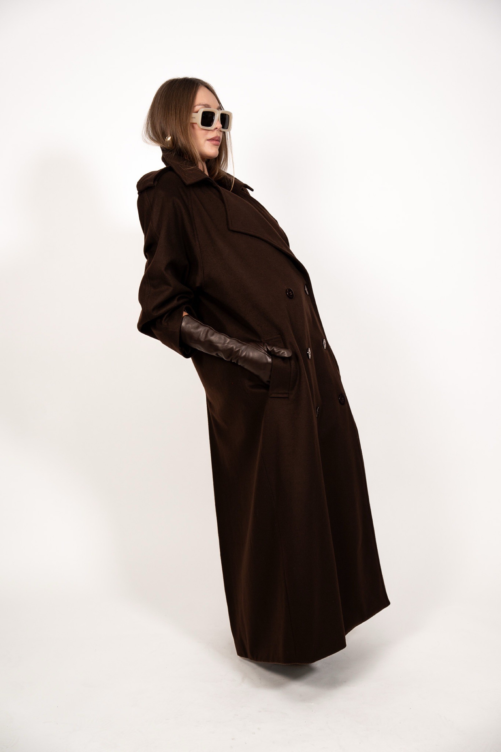 CIARA CHOCOLATE COAT