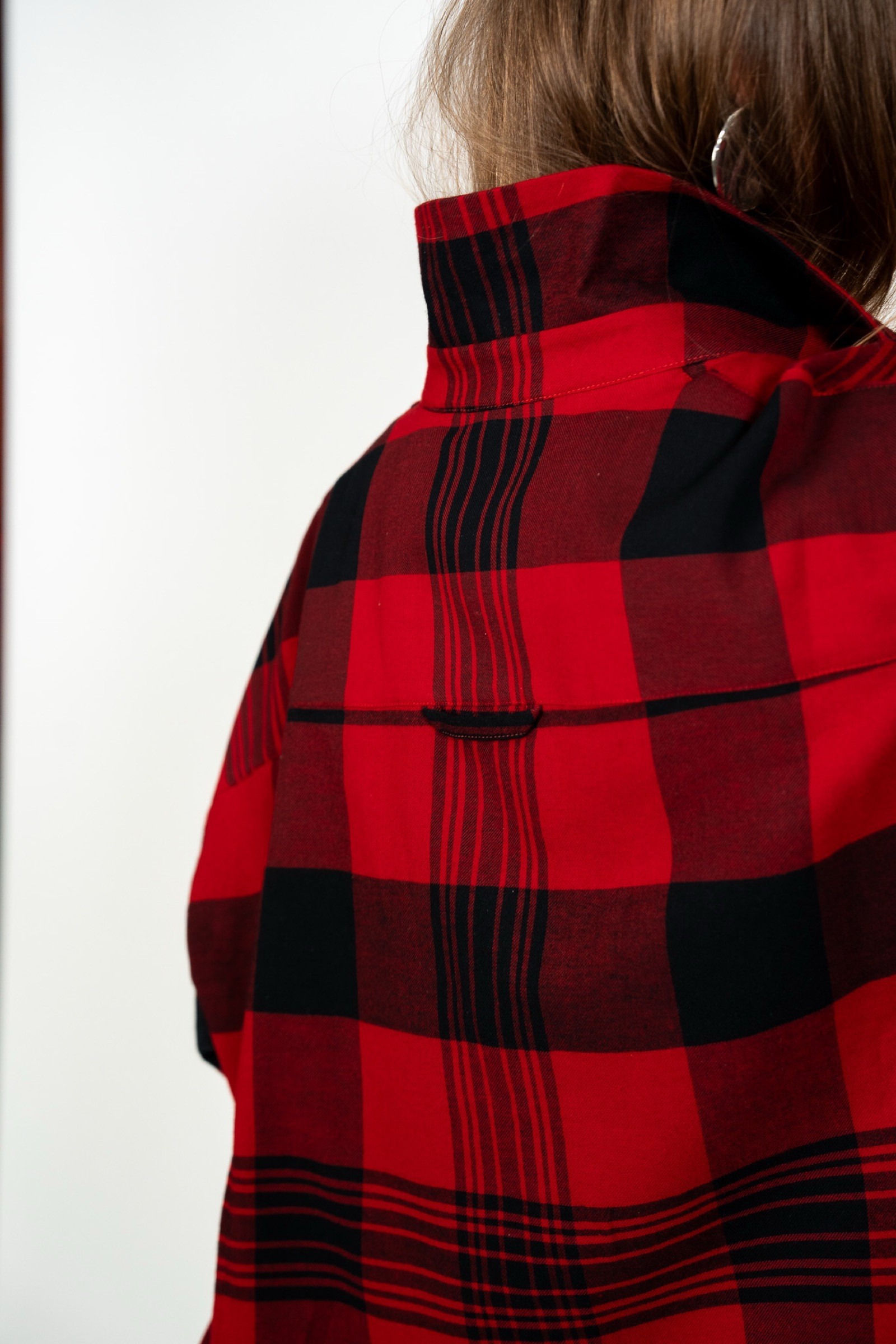 VELVET FLAME RED SHIRT