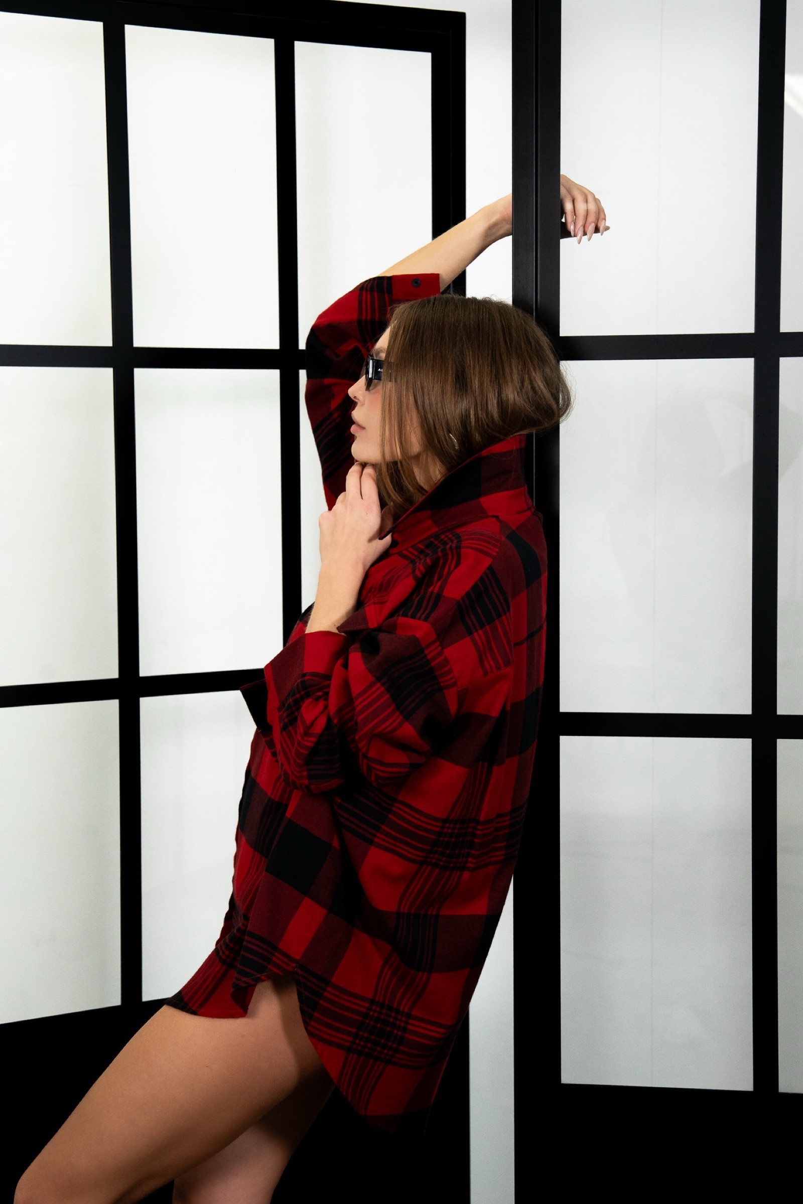 KOSZULA VELVET FLAME RED