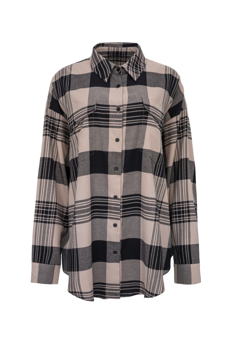 VELVET FLAME BEIGE SHIRT