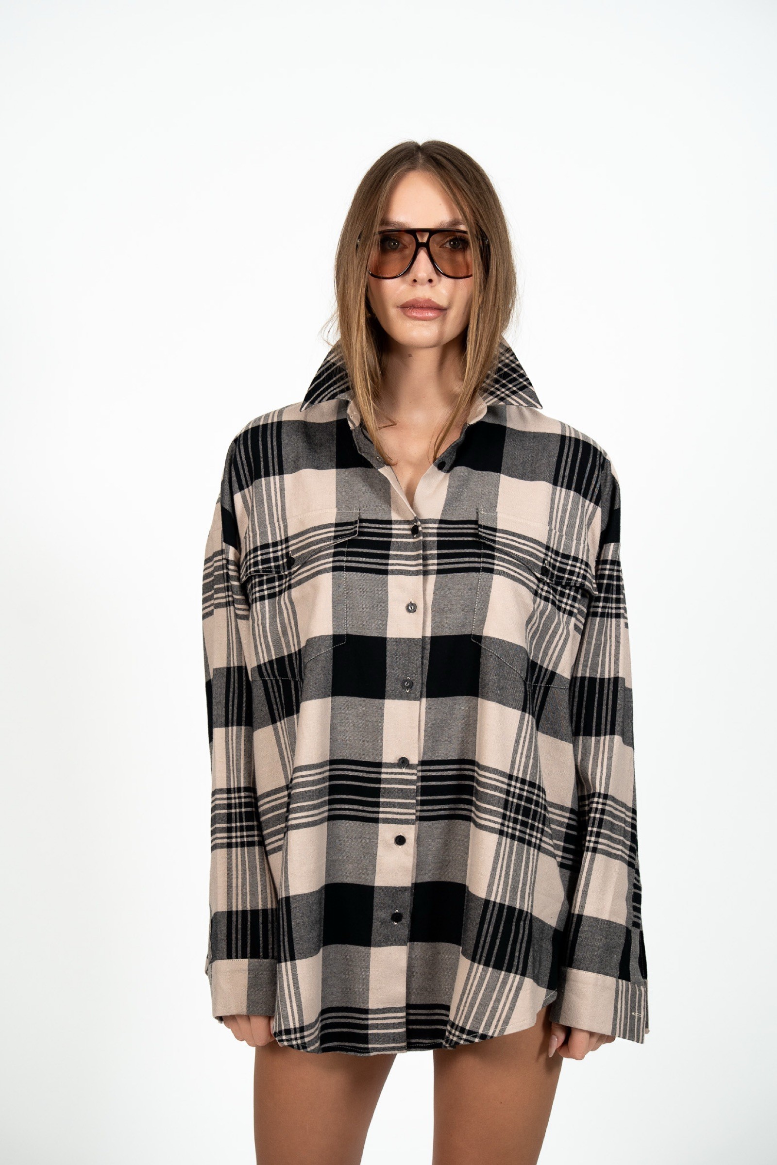 KOSZULA VELVET FLAME BEIGE