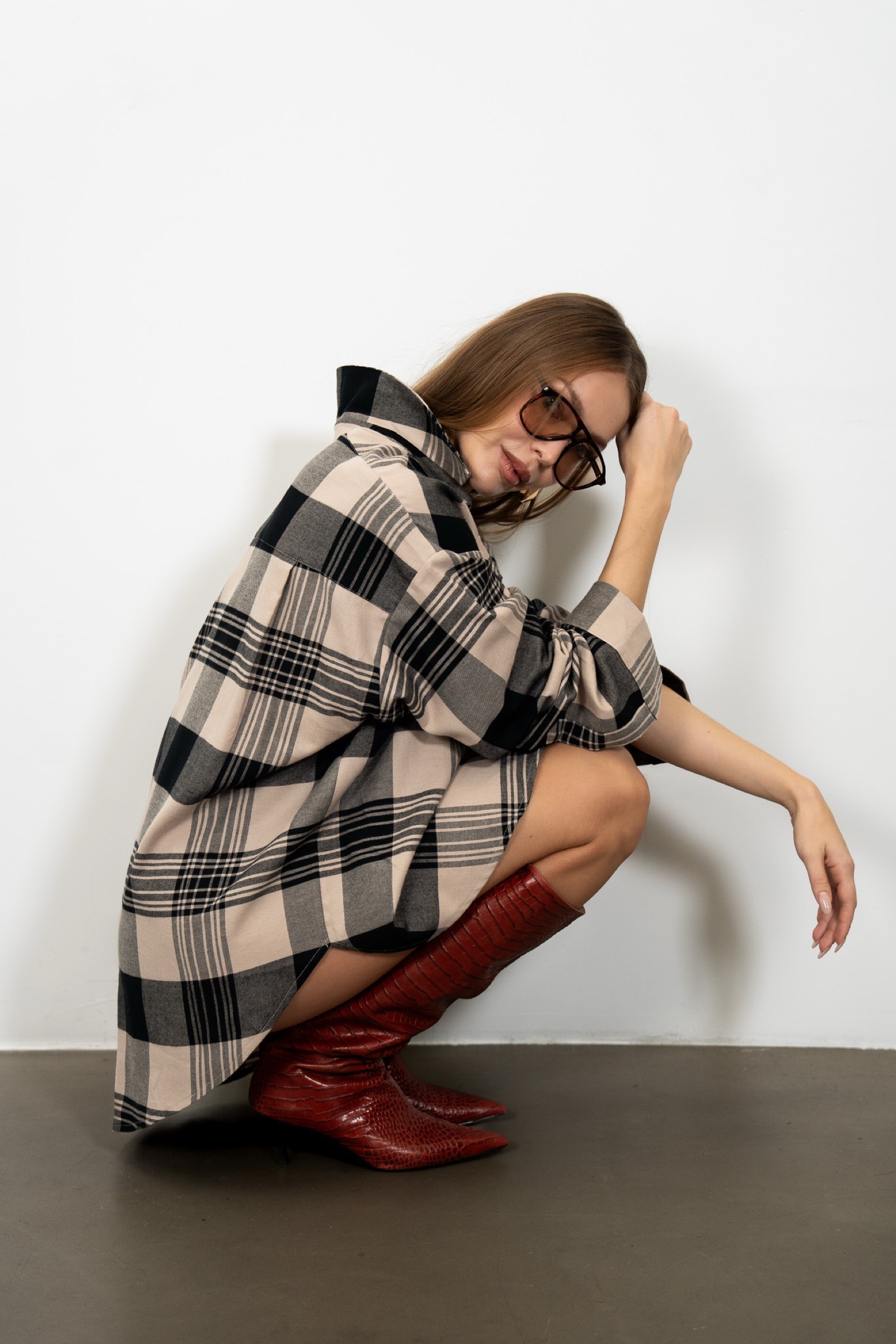 KOSZULA VELVET FLAME BEIGE