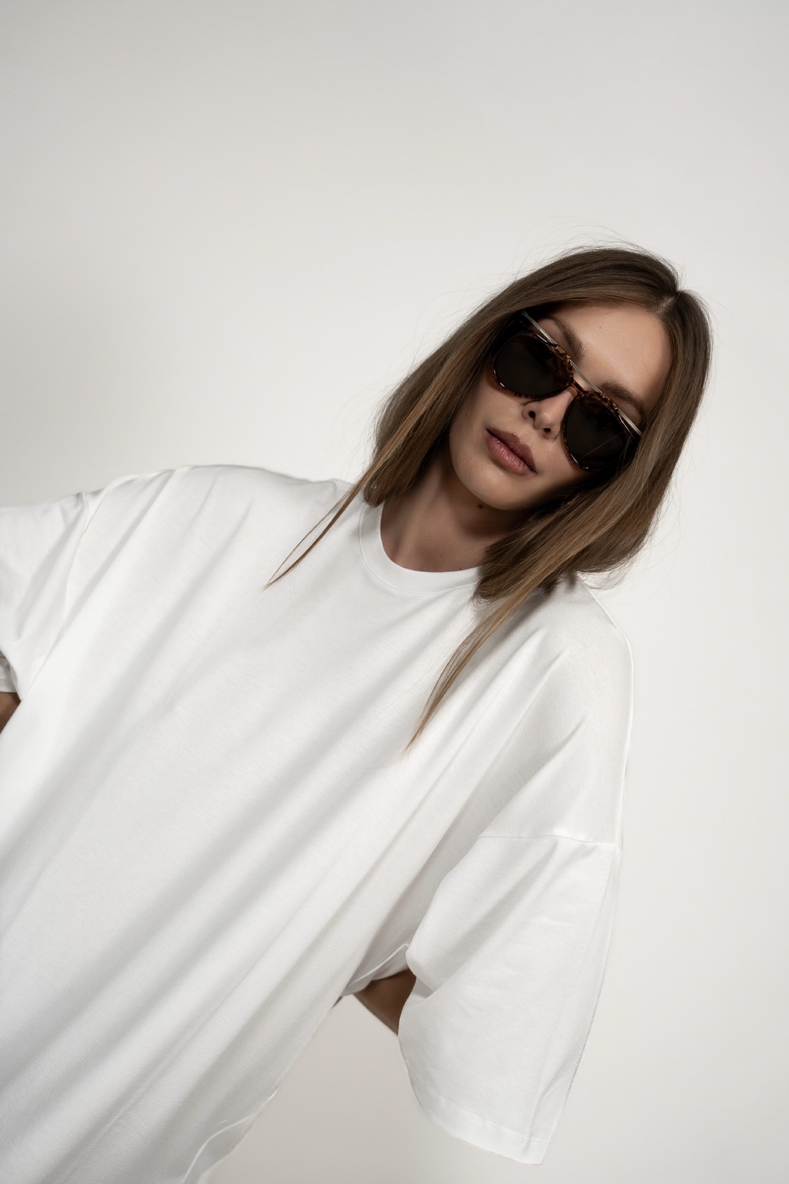 ECRU OVERSIZE T-SHIRT