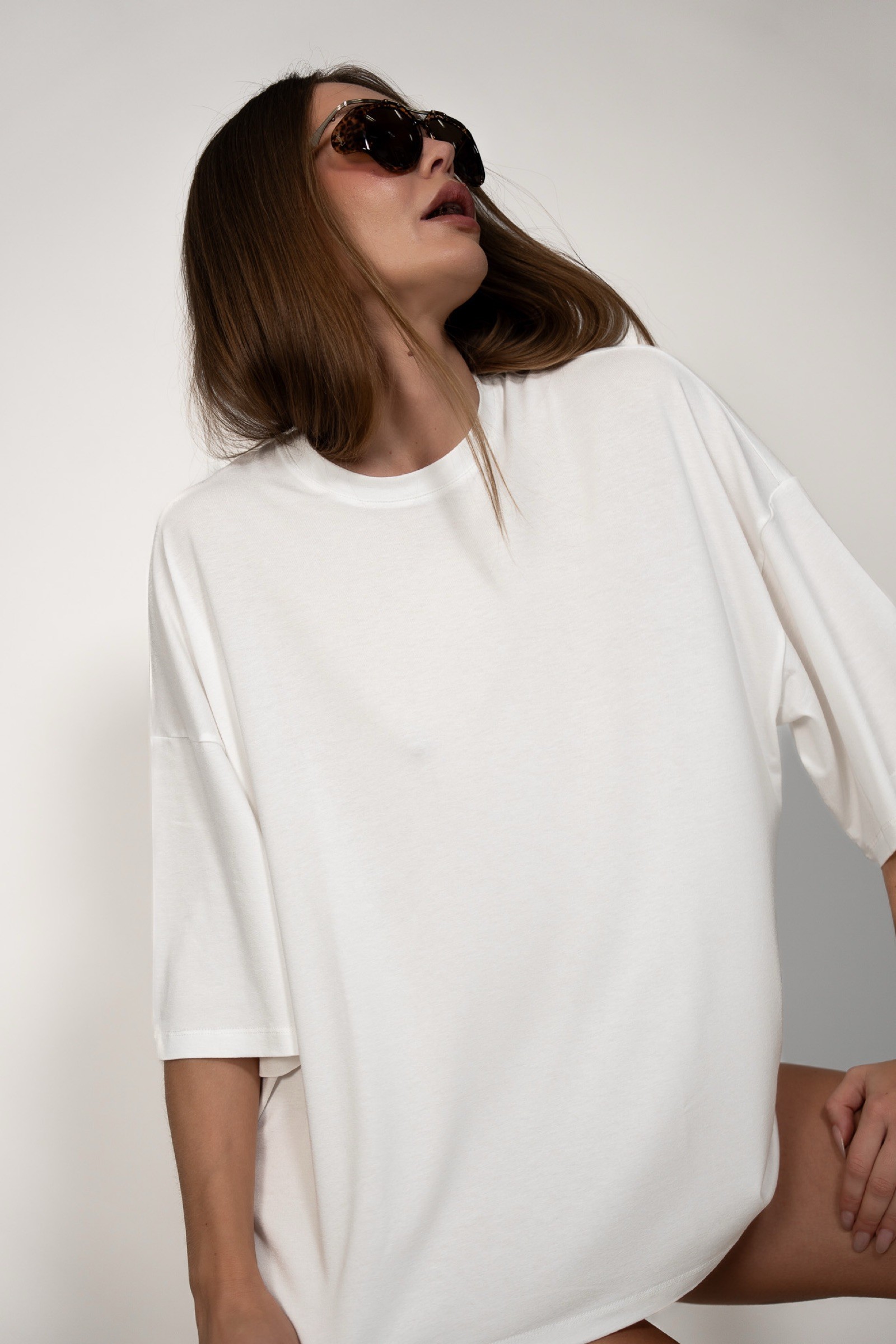 T-SHIRT OVERSIZE ECRU