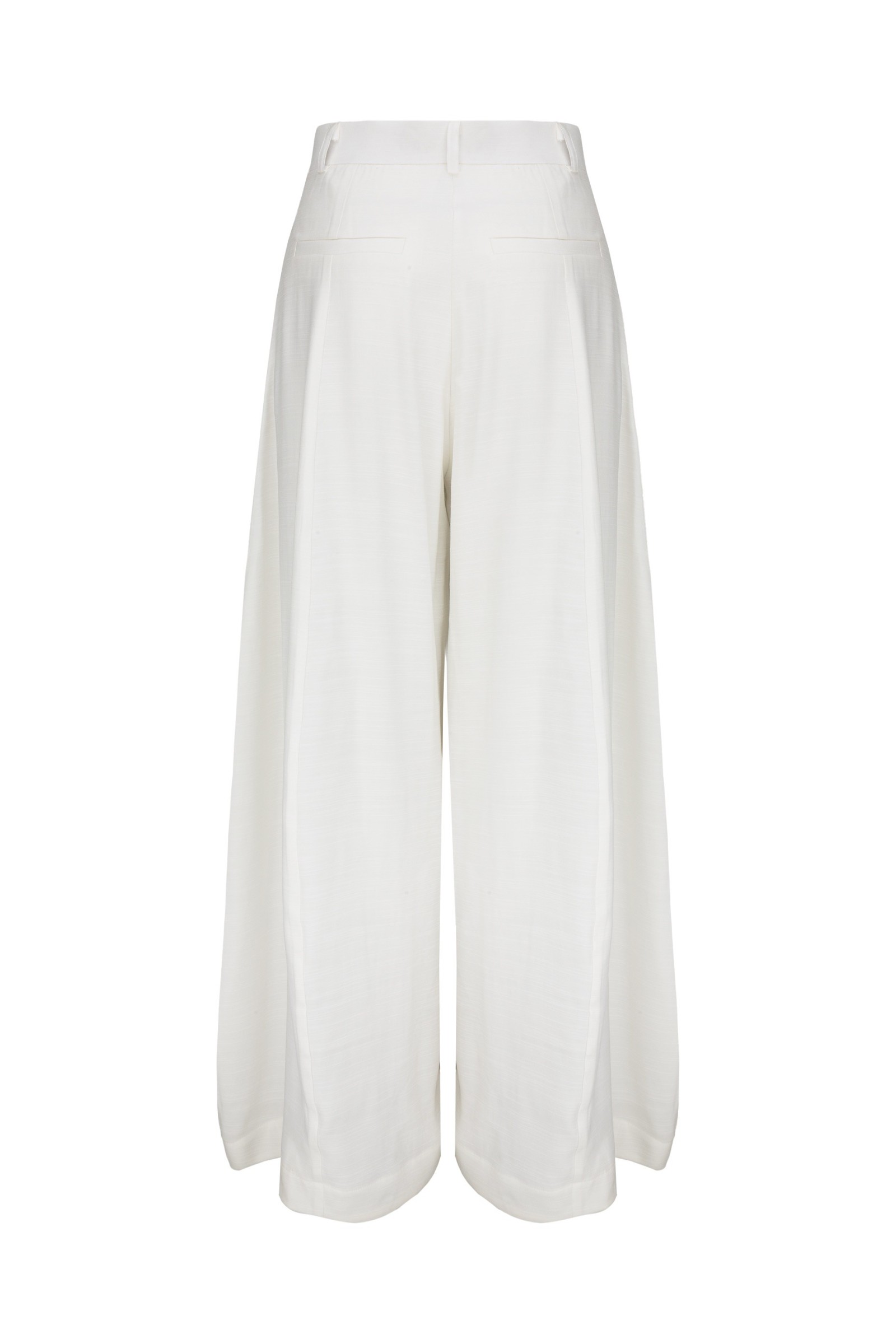 MODERN EASE OFF-WHITE TROUSERS