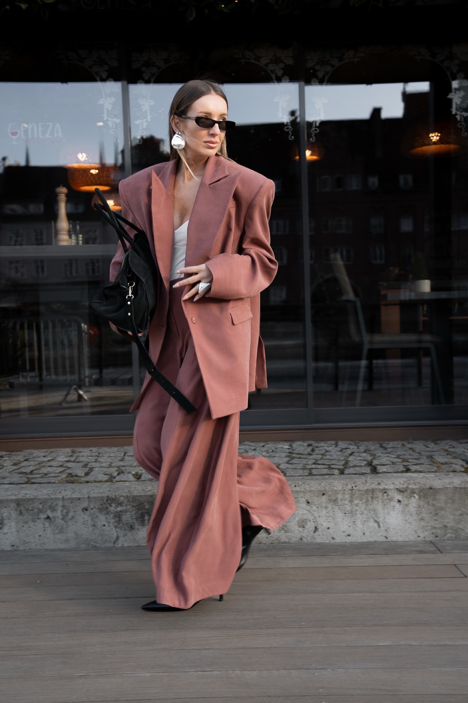 MODERN EASE TERRACOTTA TROUSERS