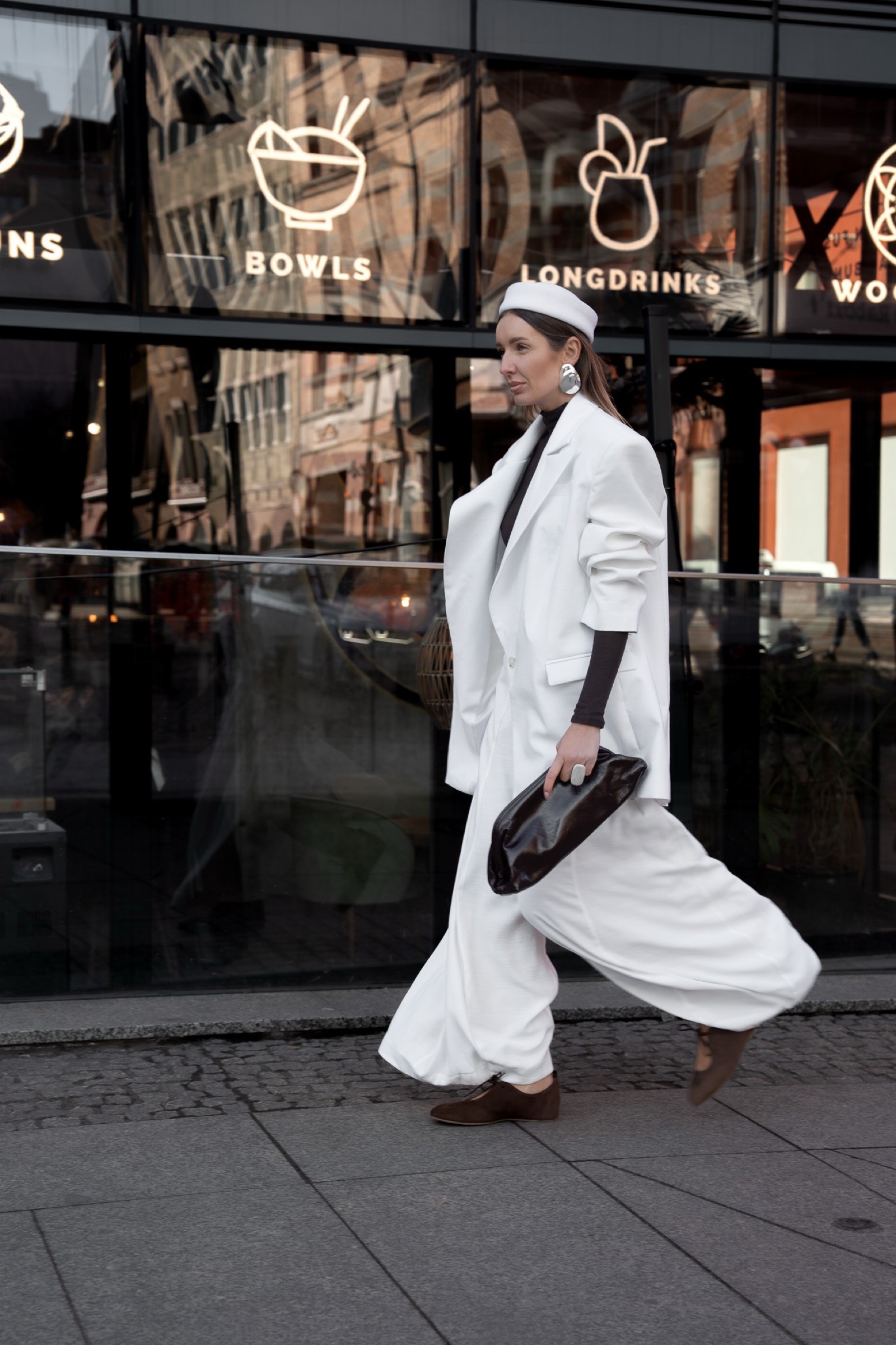 SPODNIE MODERN EASE OFF-WHITE